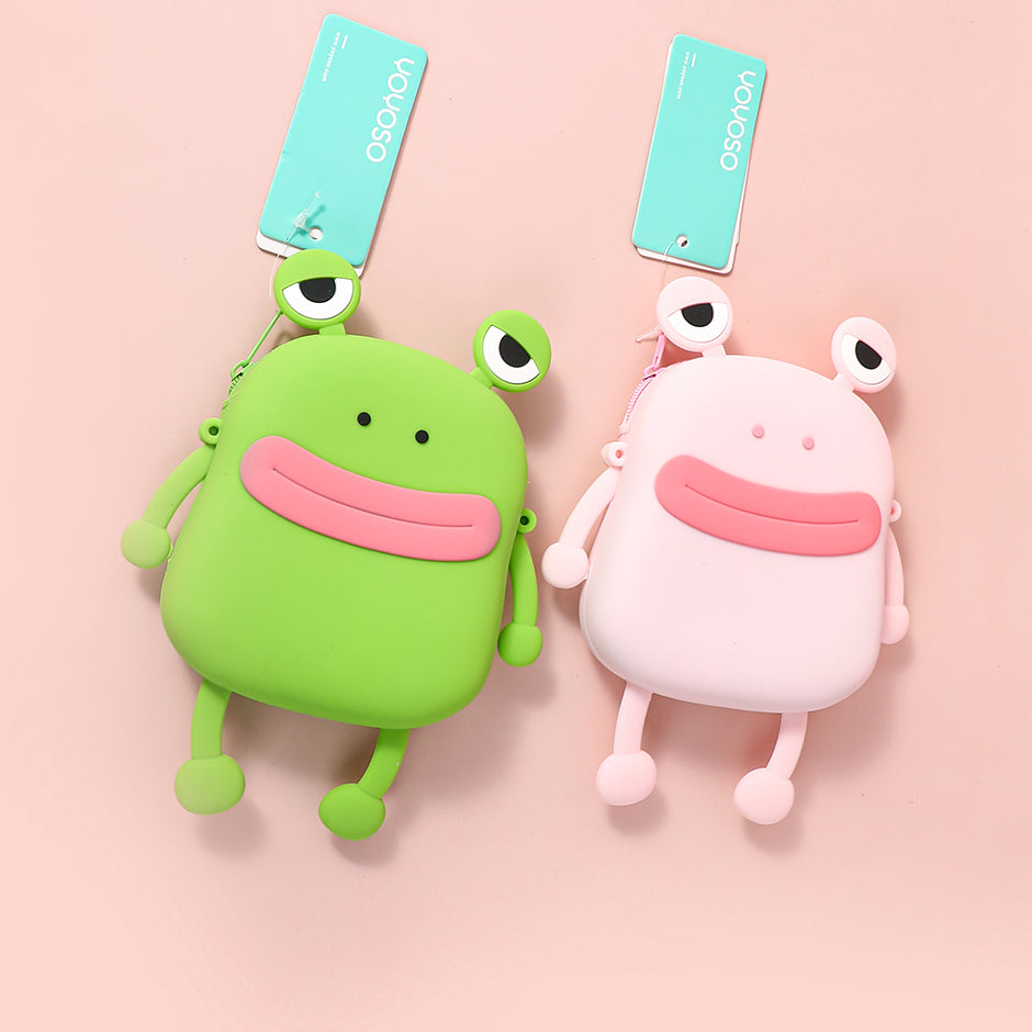 Borsa a tracolla con rana