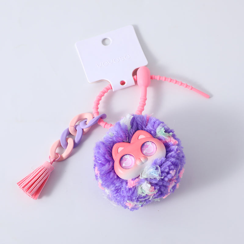 Ciondolo magico di peluche della serie Dudu, portachiavi in tessuto