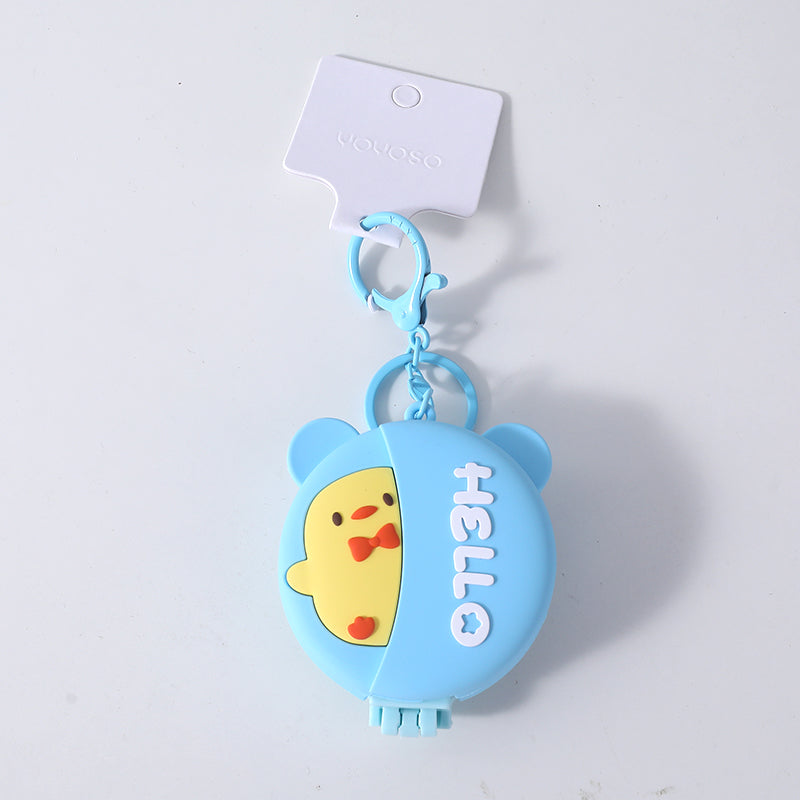 Portachiavi per specchietto retrovisore - gallina