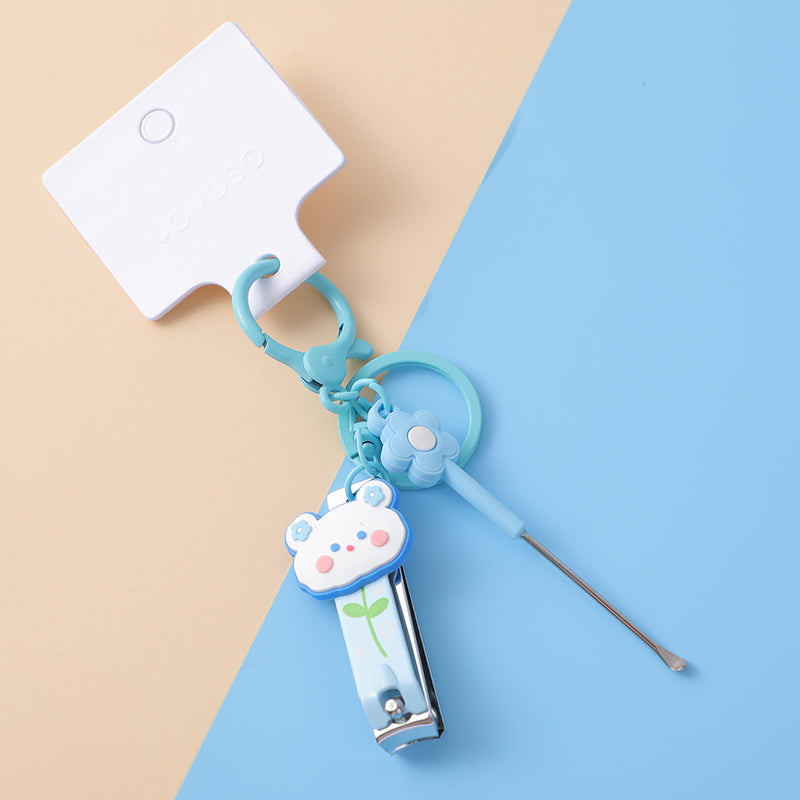 Tagliaunghie per conigli e orsetti e portachiavi con orecchie a sventola