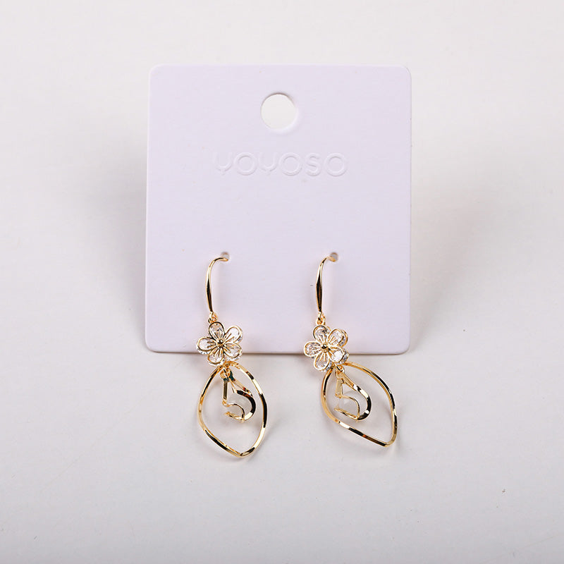 Moda strass un paio di orecchini.N4 - un paio