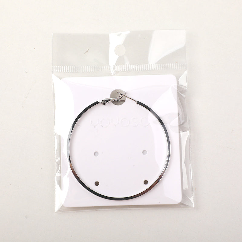 Orecchini a cerchio versatili-5cm (032) - un paio