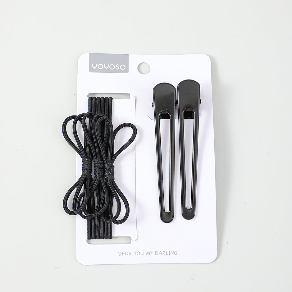 Elegante forcina nera 5 pz