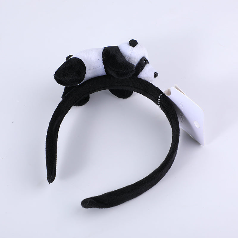 Cerchietti per capelli 3D della serie YOYO Panda, divertente e panda