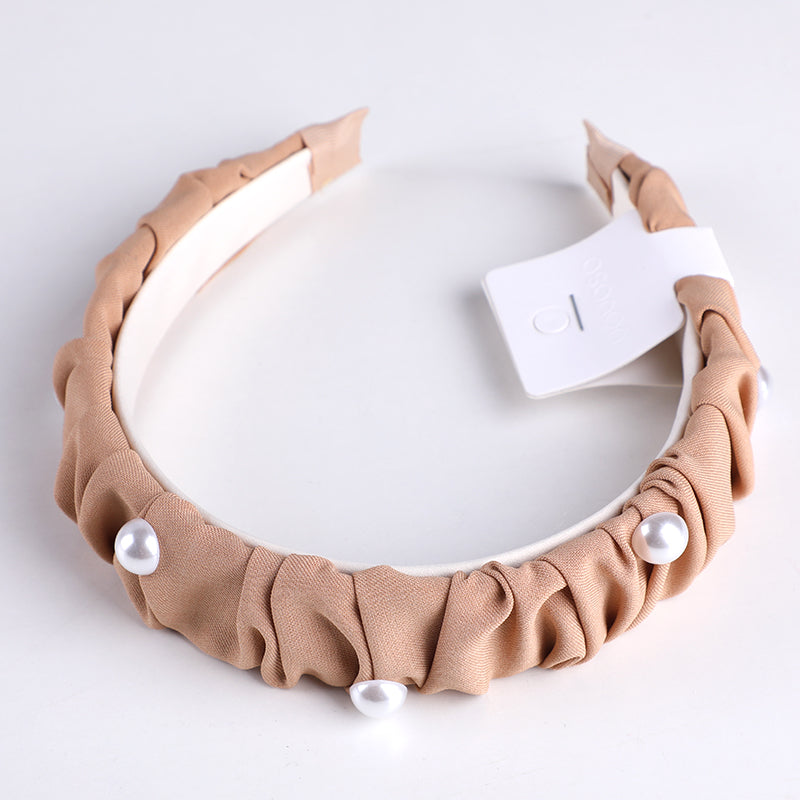 Cerchietto per capelli in tessuto monocromatico con dile