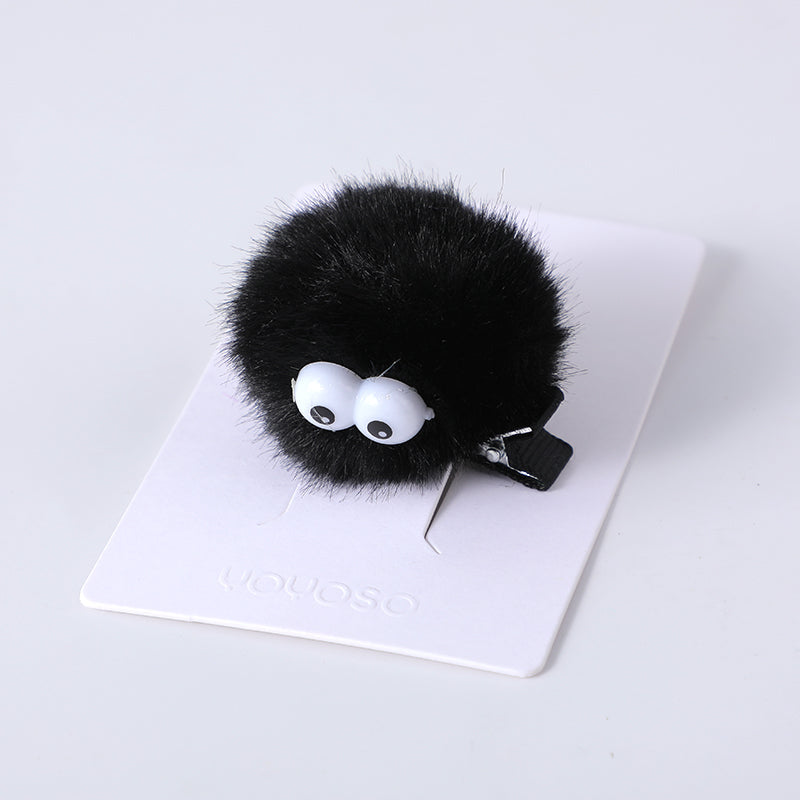 Fermaglio per capelli in tessuto con occhi di mostro