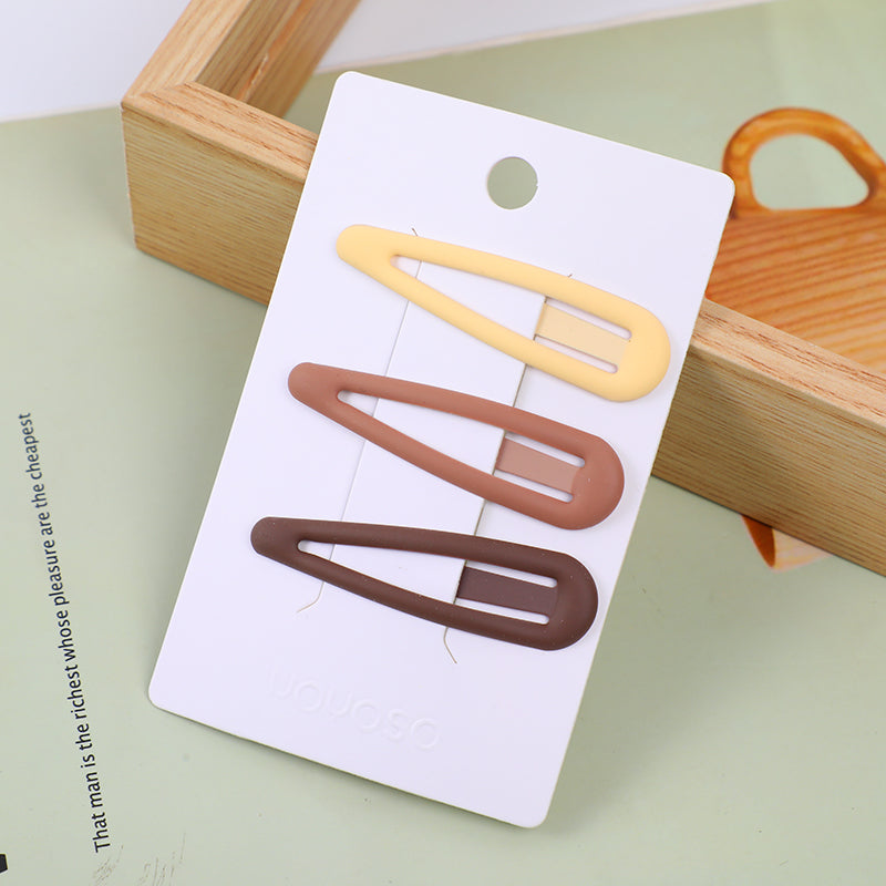 Clip BB opaca a goccia d'acqua 3pz