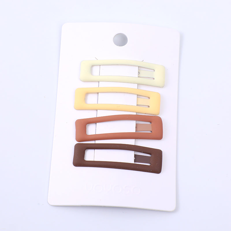 Clip BB quadrata opaca piccola 4 pz