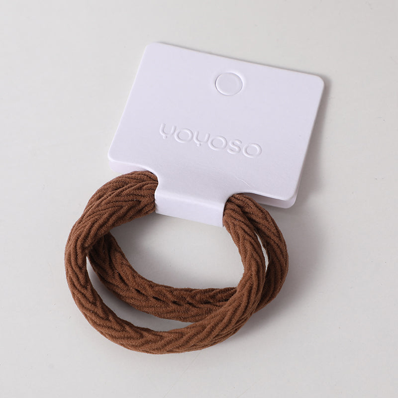 Anello in spugna di base con elastico regolare-2pz