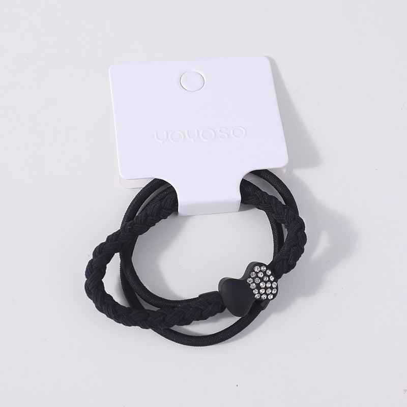 Strass papillon capelli Elastici