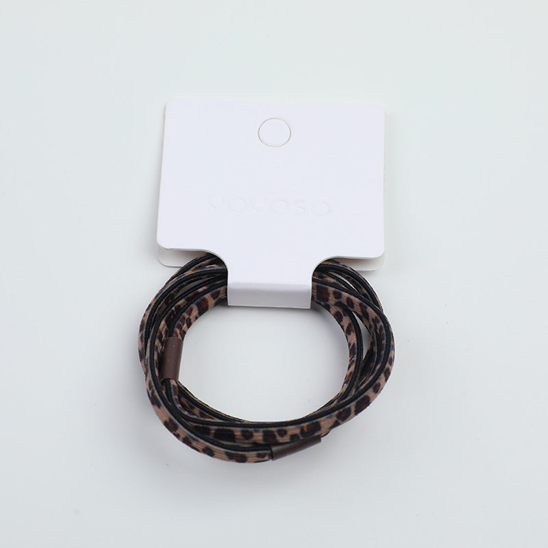 Elastici in pelle normale leopardata