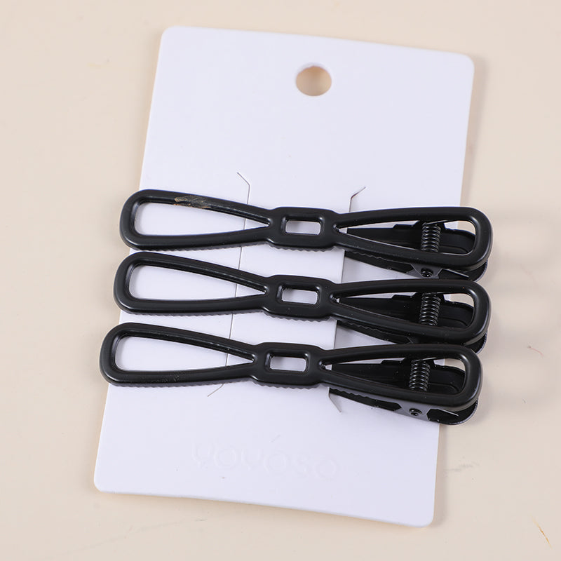 Clip papillon opaco 8cm-3pz