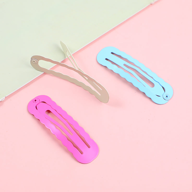 Fermaglio per Capelli in Lega, Ovale Cavo-3 pezzi