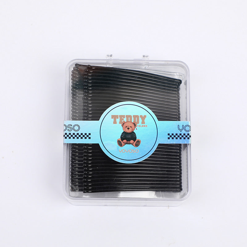 Serie TEDDY ISLAND: Set di 72 Forcine Curvate Versatili (in Scatola)