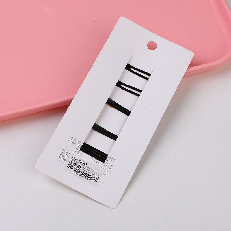 Set combinato fermagli per capelli neri da 8 pezzi-003