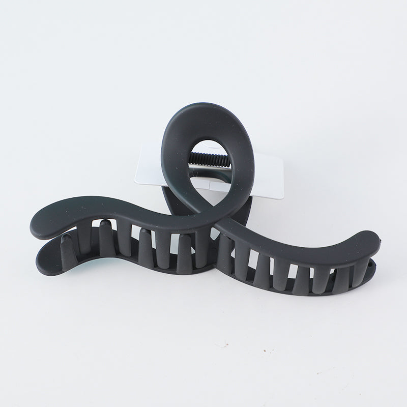 Pinza per Capelli Incrociata in Acrilico Opaco