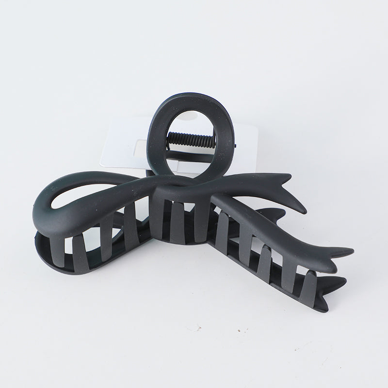 Pinza per Capelli in Acrilico Opaco a Fiocco