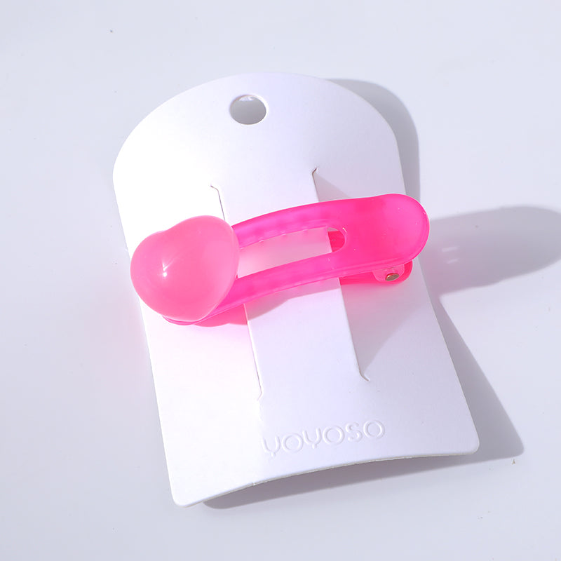 Spilla per capelli in acrilico per bambini colorata e adorabile-36