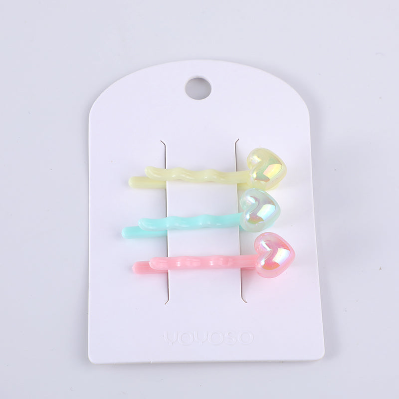 Fermaglio per Capelli in Acrilico Colorato e Adorabile per Bambini-49