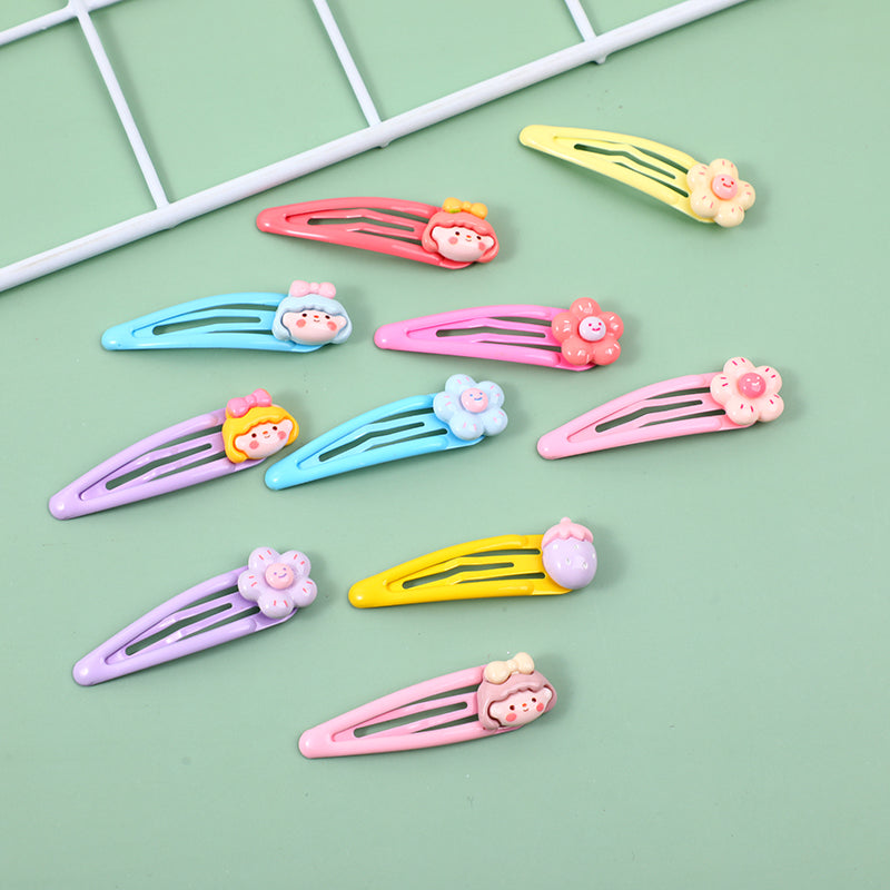 Fermaglio per capelli a girasole con sacchetto confezione 10pz