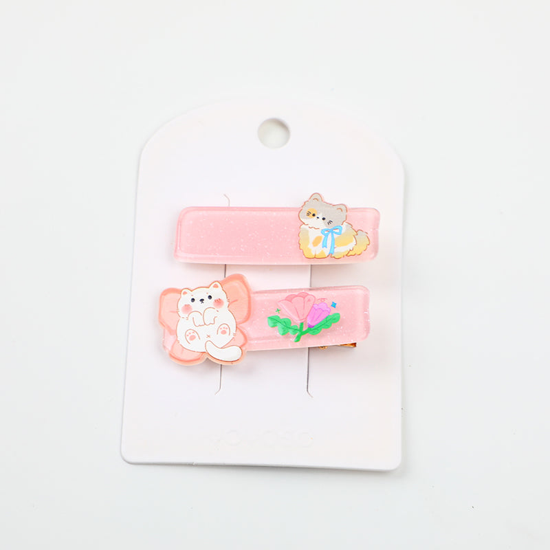 Set di Fermagli per Capelli Colorati e Divertenti