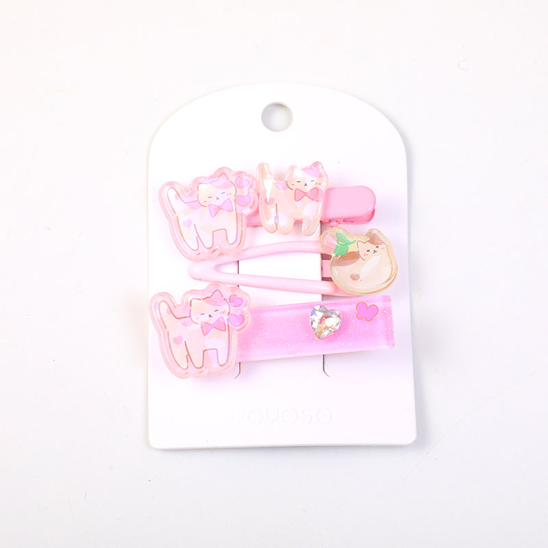 Set di fermagli per capelli della serie Kitten