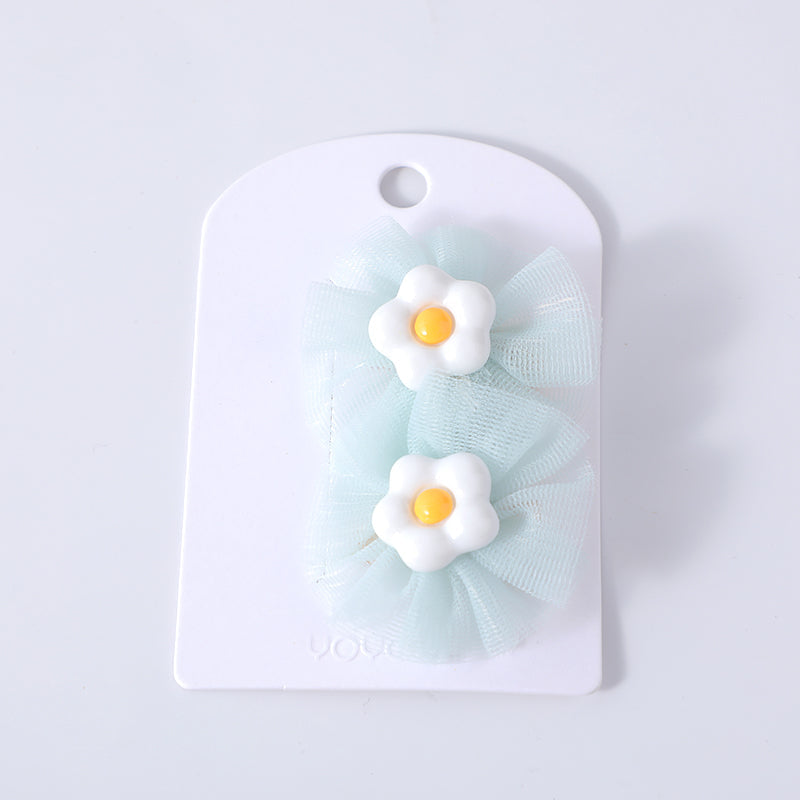 Fermaglio per Capelli in Tessuto Semplice per Bambini, Adatto a Tutti i Gusti-1