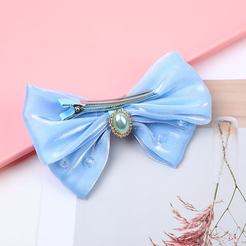 Serie Blue Princess: Fermaglio per Capelli da Bambina-2