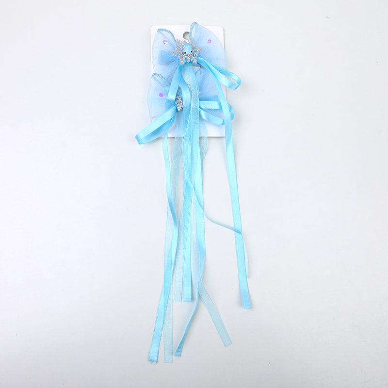 Serie Blue Princess: Fermaglio per Capelli da Bambina-4