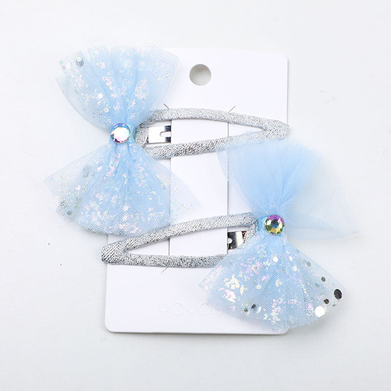 Fermaglio per Capelli per Bambini: Serie "Principessa Blu"-6