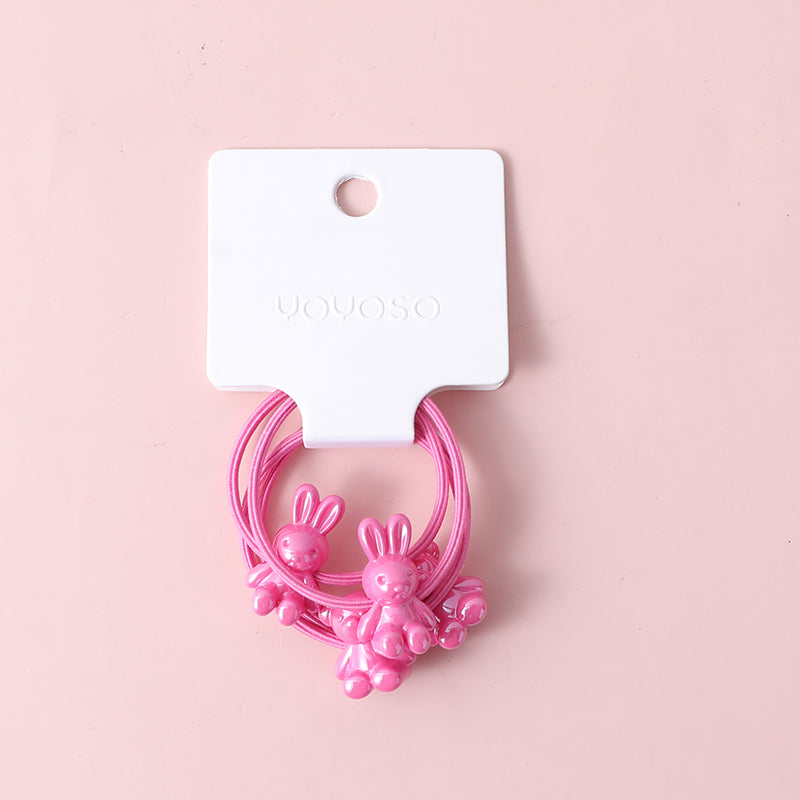 Fascetta per capelli con orso e coniglio -4pz