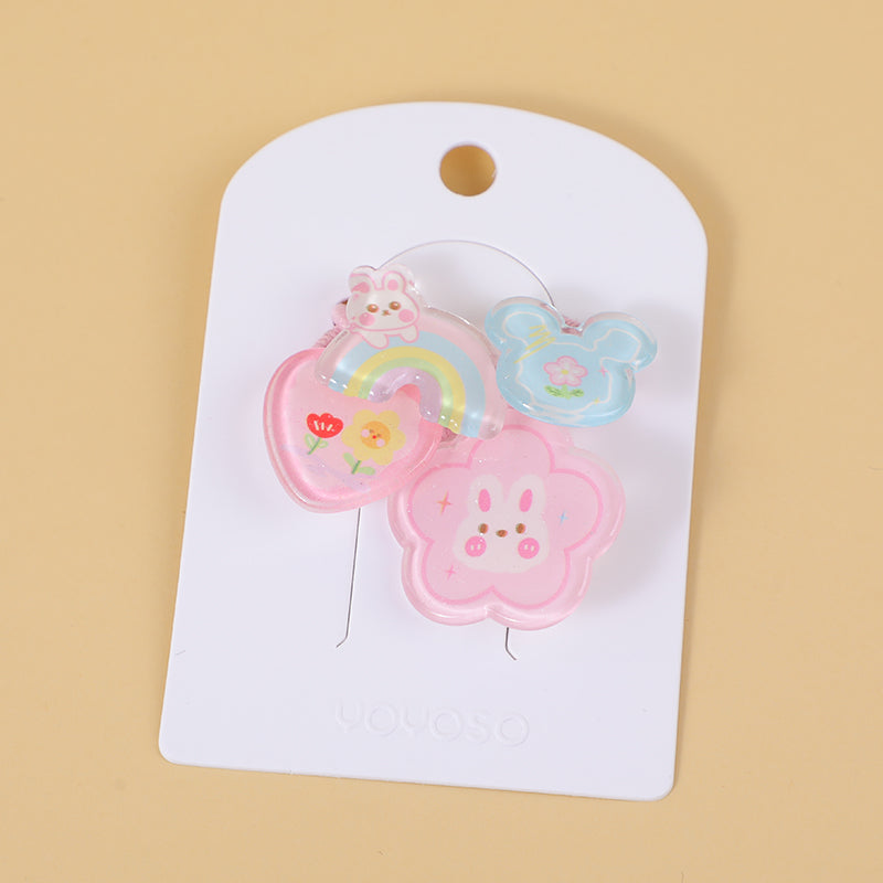Set di accessori per capelli a forma di stella per bambini