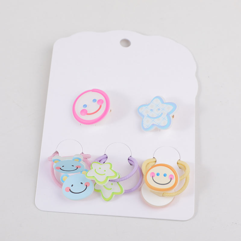 Set di accessori per capelli per bambini della serie Cartoon-3