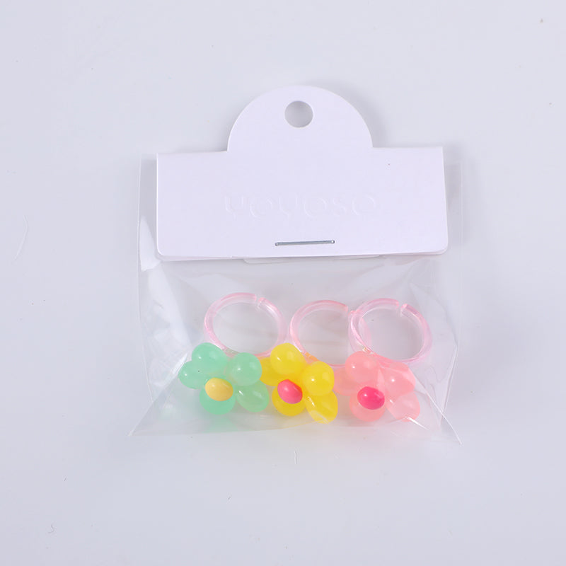 Carino e bella bambini anello-3pcs-7