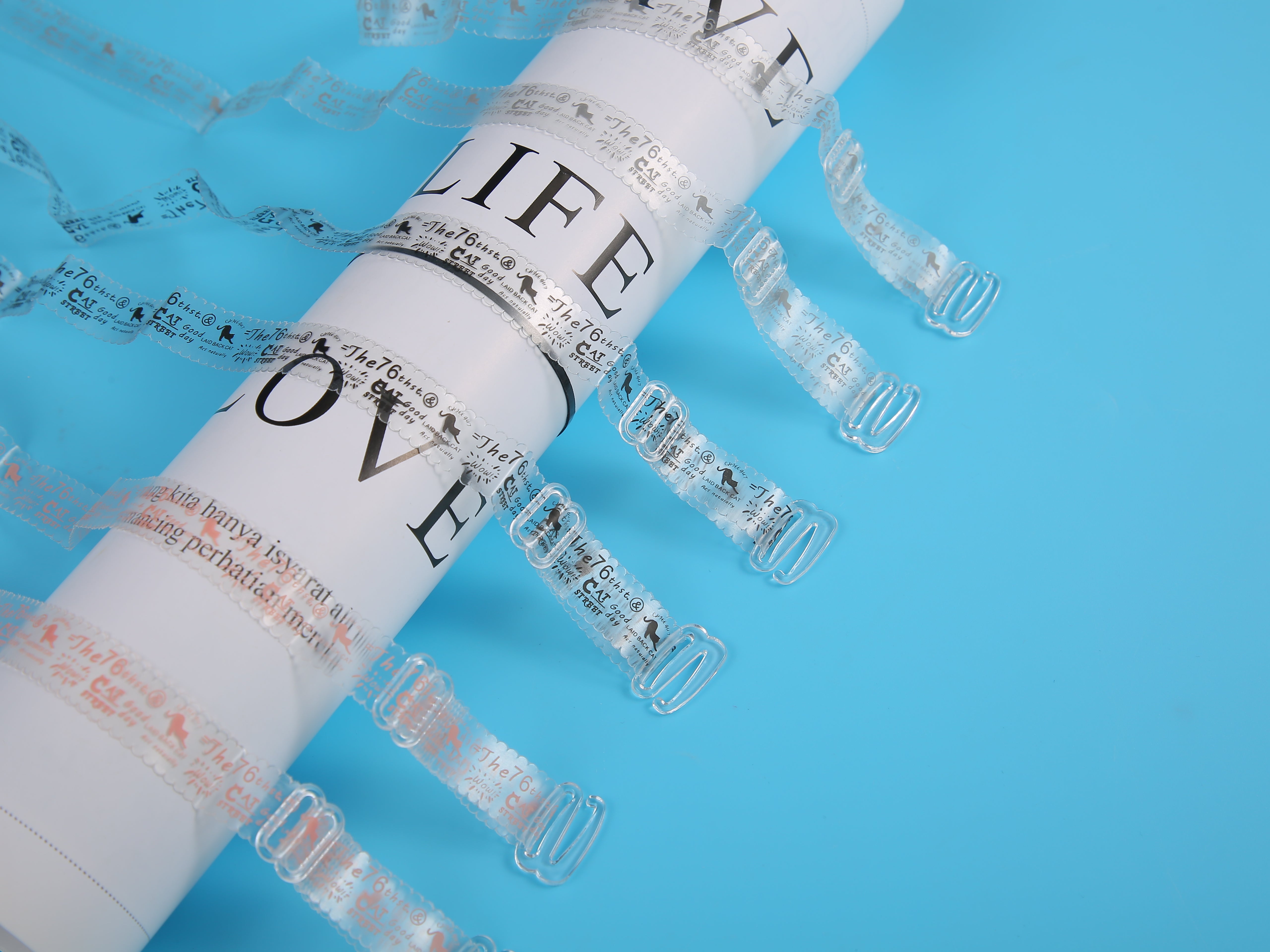 Tracolla con stampa gatto 2 coppie