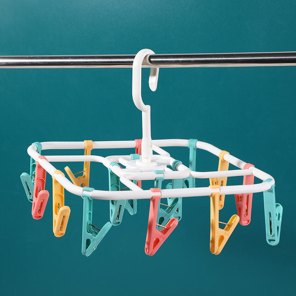 Stendino quadrato con colori arcobaleno