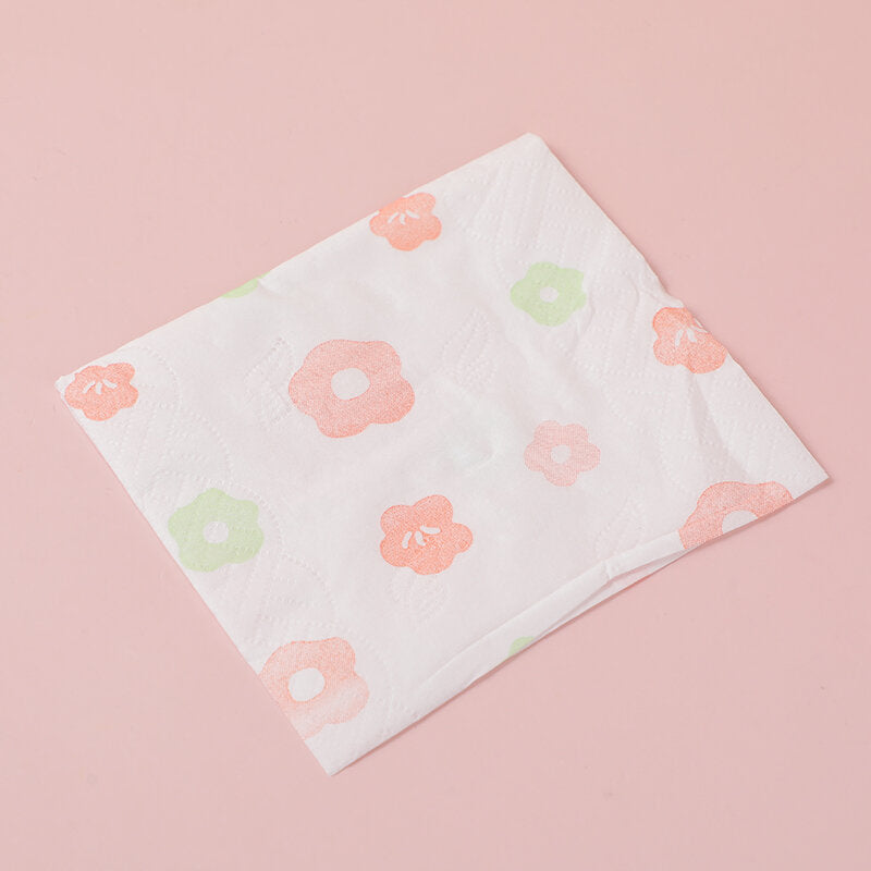 Carta igienica per VISO morbida della serie Floral-4 confezioni