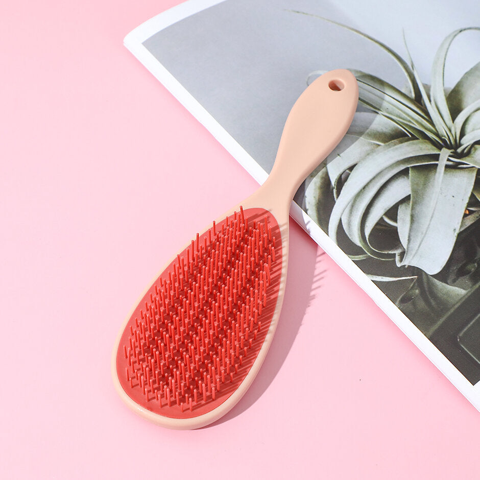 Pettine capelli lisci della serie Cream - Tè nero