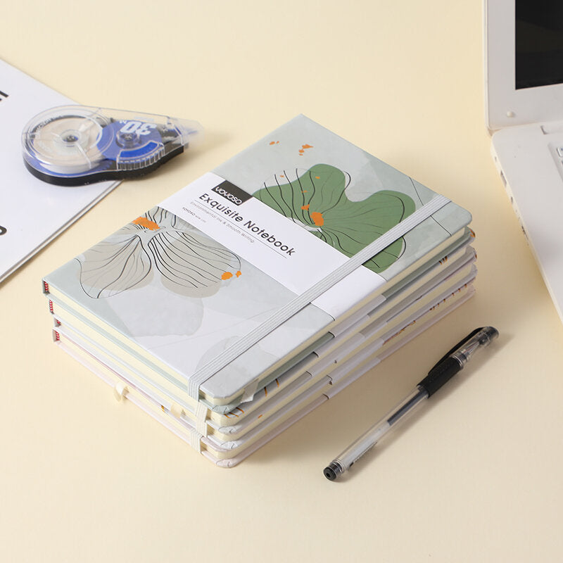 Taccuino con coditina rigida della serie Natura a righe orizzontali A5-96 fogli