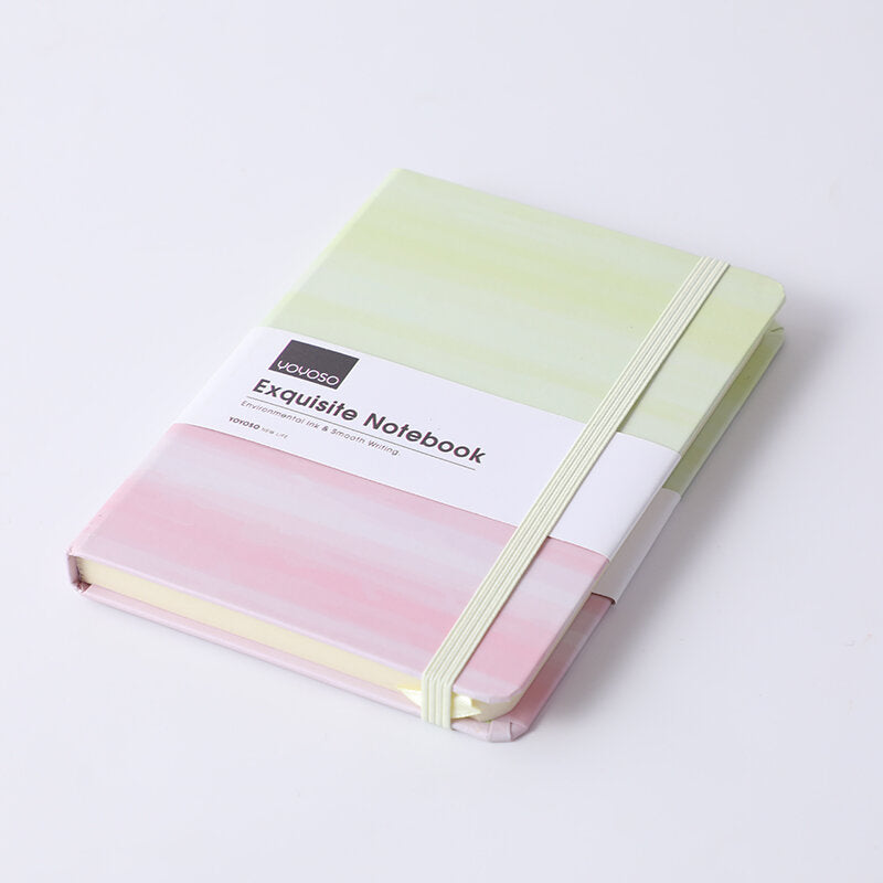 Notebook Linea orizzontale incontro arcobaleno quaderno con copertina rigida A6-96 fogli