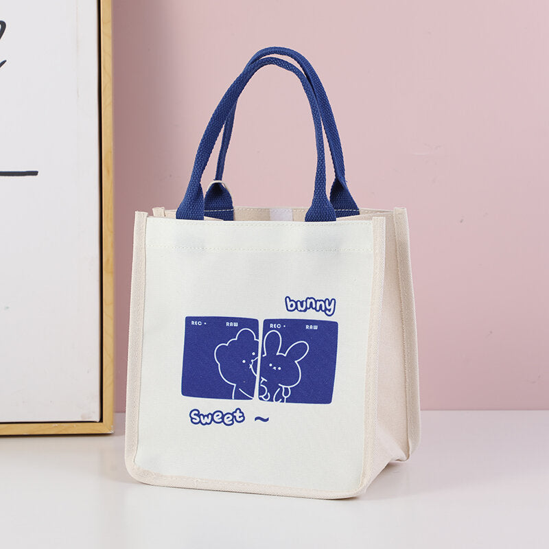 Coppia orso coniglio borsa