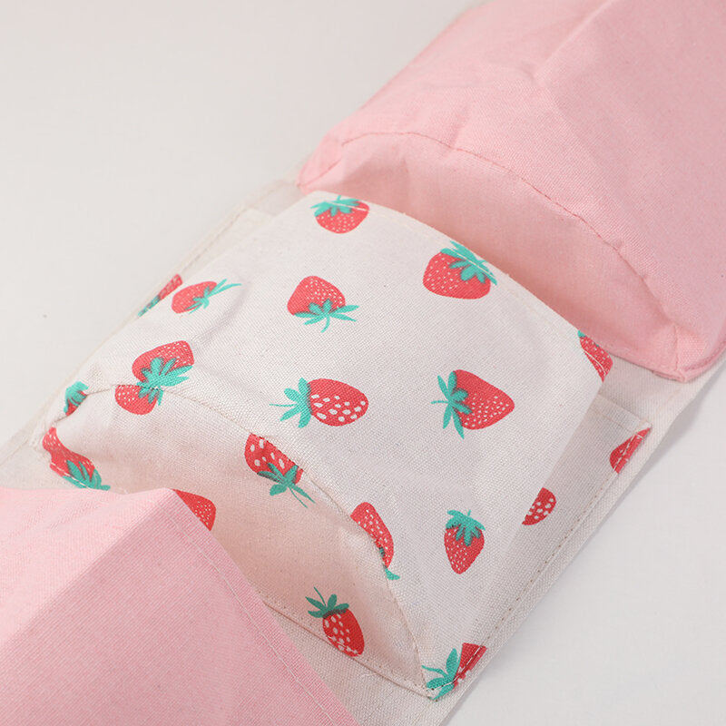 Borsa appesa alla fragola con tre tasche