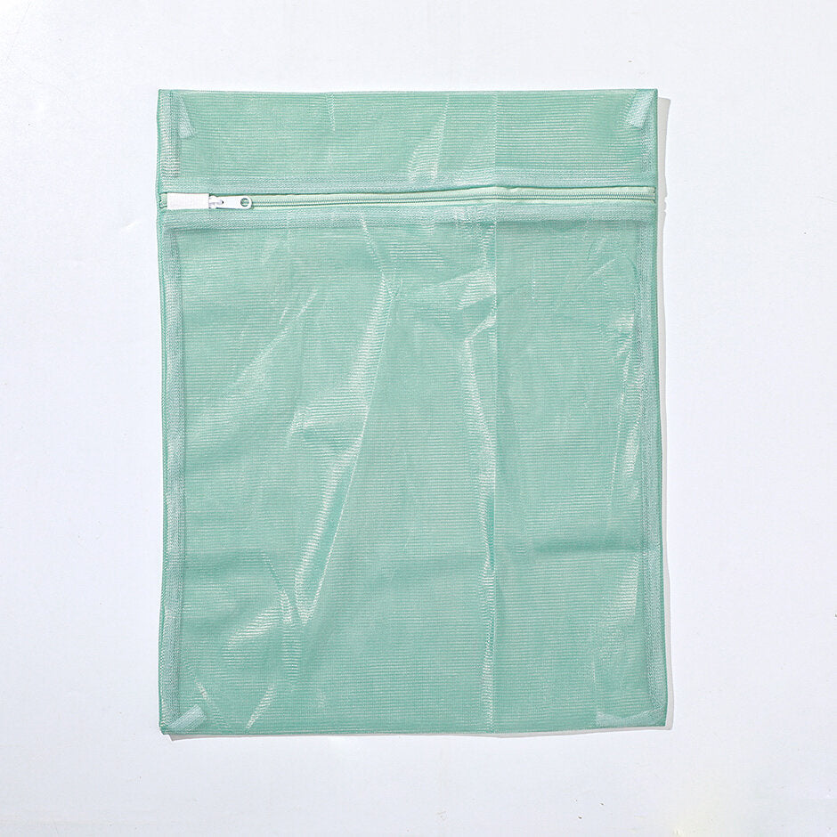 Set di tre pezzi per il bucato a maglia fine di colore quadrato - verde