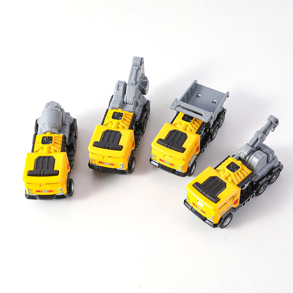 Set di 4 pezzi di auto giocattolo