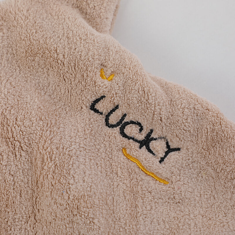 Asciugamano a fumetti Ducky - cachi