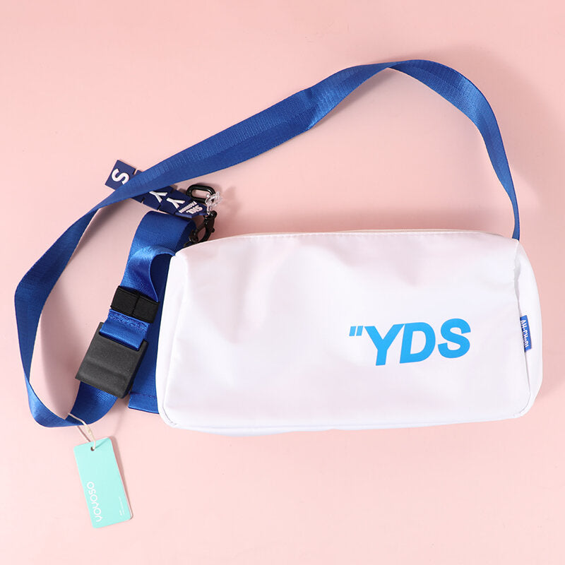 YDS borsa a tracolla con cerniera - bianco