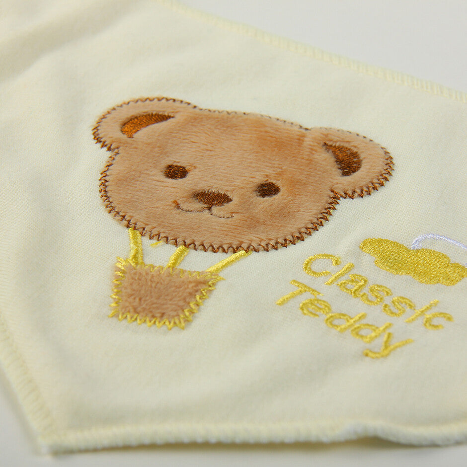 asciugamano saliva per bambini - giallo