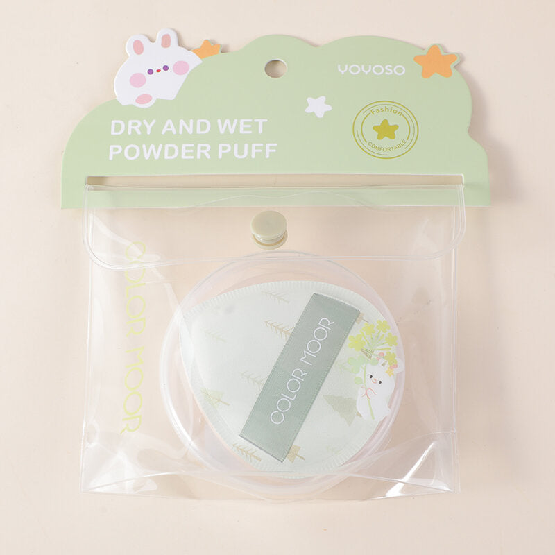 SPUGNA d'aria Marshmallow in polvere puff-verde