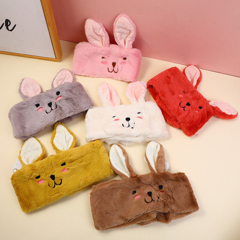 Graziosa sciarpa per bambini con orecchie di coniglio