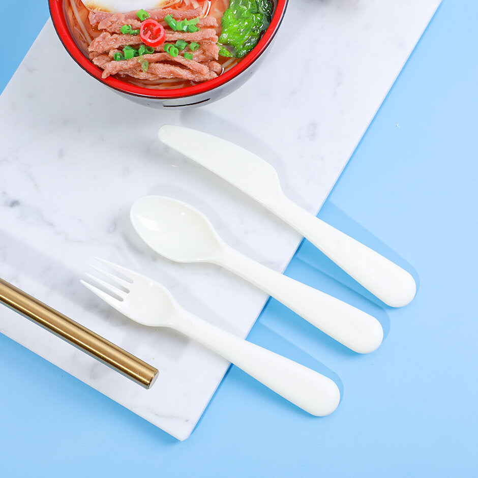 Set di coltelli, forchette e cucchiai da picnic da 18 pezzi